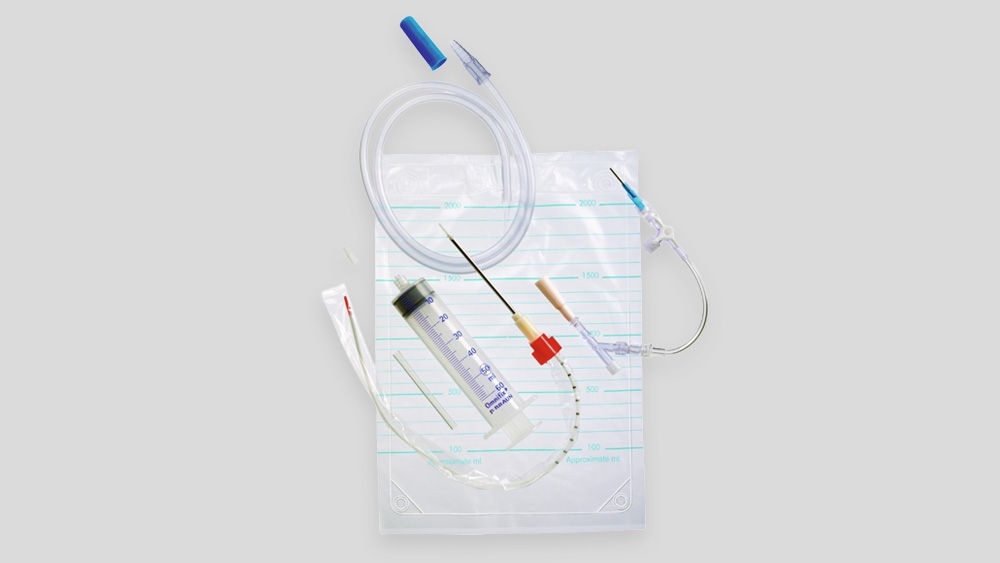 Pleuracan System einsetzbar bei Pneumothorax, Pleuraerguss oder Abszessen in der Tiermedizin