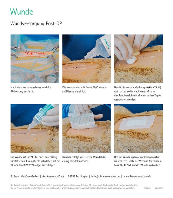 Step-by-Step-Anleitung: Wundversorgung Post-OP
